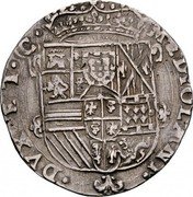 Italy 1/2 Filippo (Carlo II) KM# 89 MEDIOLANI DVX ET C coin reverse Italy 1/2 Filippo (Carlo II) KM# 89 MEDIOLANI DVX ET C coin reverse