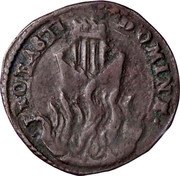 Italy 1/2 Grossetto Vincenzo II ND KM# 73 DOMINE PROBASTI coin reverse Italy 1/2 Grossetto Vincenzo II ND KM# 73 DOMINE PROBASTI coin reverse