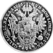 Italy 1/2 Scudo Francesco I 1826 V C# 7.3 HVN BOH LOMB ET VEN GAL LOD IL REX A A 1826 coin reverse Italy 1/2 Scudo Francesco I 1826 V C# 7.3 HVN BOH LOMB ET VEN GAL LOD IL REX A A 1826 coin reverse