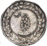 Italy 1/2 Scudo (80 Soldi; 4 Lire) Manuta 1629 KM# 136 80 coin reverse Italy 1/2 Scudo (80 Soldi; 4 Lire) Manuta 1629 KM# 136 80 coin reverse