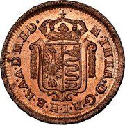 Italy 1/2 Soldo (Mezzo Soldo) Maria Theresa 1777 Varieties in letter size exist for 1777 KM# 184 M THER D G R I H B R A A D MED coin obverse Italy 1/2 Soldo (Mezzo Soldo) Maria Theresa 1777 Varieties in letter size exist for 1777 KM# 184 M THER D G R I H B R A A D MED coin obverse