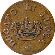 Italy 1/2 Soldo (Mezzo Soldo) Carlo II 1835 KM# A32 DUCATO DI LUCCA coin obverse Italy 1/2 Soldo (Mezzo Soldo) Carlo II 1835 KM# A32 DUCATO DI LUCCA coin obverse