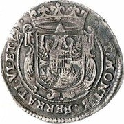 Italy 1/4 Ducatone Carlo I 1629 KM# 132 ET MONTIS FERRATI VI ET C coin reverse Italy 1/4 Ducatone Carlo I 1629 KM# 132 ET MONTIS FERRATI VI ET C coin reverse