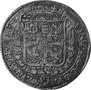 Italy 1/4 Ducatone Vincenzo II ND KM# 92 VINC II D G DVX MANT VII ET M F V FIDES coin obverse Italy 1/4 Ducatone Vincenzo II ND KM# 92 VINC II D G DVX MANT VII ET M F V FIDES coin obverse
