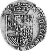 Italy 1/8 Filippo Carlo II 1676 KM# 85 MEDIOLANI DVX ET C coin reverse Italy 1/8 Filippo Carlo II 1676 KM# 85 MEDIOLANI DVX ET C coin reverse