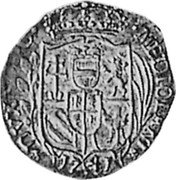 Italy 1/8 Filippo Maria Theresa 1741 KM# 157 MEDIOLANI DUX ETC coin reverse