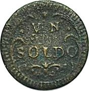 Italy 1 Soldo Ercole III d'Este 1783 C# 14 VN SOLDO coin reverse Italy 1 Soldo Ercole III d'Este 1783 C# 14 VN SOLDO coin reverse