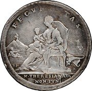 Italy 120 Grana Ferdinando IV (1772) CC//BP-R MDCCLXXII KM# 184 FECVNDITAS B P R M THERESIA NATA NON IVNI coin reverse Italy 120 Grana Ferdinando IV (1772) CC//BP-R MDCCLXXII KM# 184 FECVNDITAS B P R M THERESIA NATA NON IVNI coin reverse