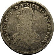 Italy 120 Grana Ferdinando IV 1767 FA//C-RC KM# 173 FERDINAND IV D G SICILIAR ET HIER REX coin obverse Italy 120 Grana Ferdinando IV 1767 FA//C-RC KM# 173 FERDINAND IV D G SICILIAR ET HIER REX coin obverse