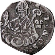Italy 15 Grana Neapolitan Republic 1648 GAC/M KM# 89 S I REGE ET PROTE NOS coin reverse Italy 15 Grana Neapolitan Republic 1648 GAC/M KM# 89 S I REGE ET PROTE NOS coin reverse