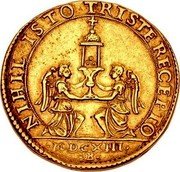 Italy 2 Doppie (4 Ducati) Ferdinando Gonzaga 1613 MDXCIII KM# 53 NIHIL ISTO TRISTE RECEPTIO coin reverse Italy 2 Doppie (4 Ducati) Ferdinando Gonzaga 1613 MDXCIII KM# 53 NIHIL ISTO TRISTE RECEPTIO coin reverse