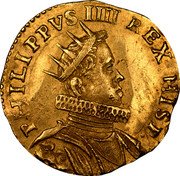 Italy 2 Doppie Filippo IV ND KM# 41 PHILIPPVS IIII REX HISP coin obverse Italy 2 Doppie Filippo IV ND KM# 41 PHILIPPVS IIII REX HISP coin obverse