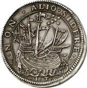 Italy 2 Ducatone Francesco I d'Este. Modena 1631 DAV# 4030 NON ALIO SIDERE I T coin reverse Italy 2 Ducatone Francesco I d'Este. Modena 1631 DAV# 4030 NON ALIO SIDERE I T coin reverse