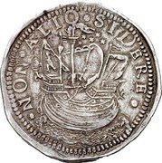 Italy 2 Ducatone Francesco I d'Este ND (1651) DAV# 4035A NON ALIO SIDERE coin reverse Italy 2 Ducatone Francesco I d'Este ND (1651) DAV# 4035A NON ALIO SIDERE coin reverse