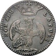 Italy 2 Lira Francesco III d'Este 1738 C# 11 NON AEMU LATUR coin reverse Italy 2 Lira Francesco III d'Este 1738 C# 11 NON AEMU LATUR coin reverse