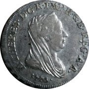Italy 20 Soldo Maria Theresa 1773 Requires Confi rmation. KM# 178 M THERES D G R IMP B & H REGA A coin obverse Italy 20 Soldo Maria Theresa 1773 Requires Confi rmation. KM# 178 M THERES D G R IMP B & H REGA A coin obverse
