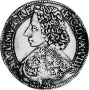 Italy 24 Scudo D'oro Francesco I d'Este. Modena ND (1632) FR# 770 FRAN M V T RE E C DVX VIII coin obverse Italy 24 Scudo D'oro Francesco I d'Este. Modena ND (1632) FR# 770 FRAN M V T RE E C DVX VIII coin obverse