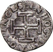 Italy 3 Cinquine Filippo IV 1647 GAC/N KM# 82 IN HOC SIGNO VINCES coin reverse Italy 3 Cinquine Filippo IV 1647 GAC/N KM# 82 IN HOC SIGNO VINCES coin reverse