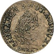 Italy 4 Bolognini (Francesco III d'Este. Modena) C# 5 FRANC ... T R M DVX .. coin obverse Italy 4 Bolognini (Francesco III d'Este. Modena) C# 5 FRANC ... T R M DVX .. coin obverse