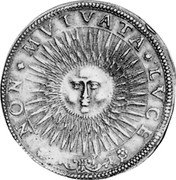 Italy 4 Doppie (8 Ducati) Ferdinando Gonzaga ND KM# 42 NON MATVATA LVCE coin reverse Italy 4 Doppie (8 Ducati) Ferdinando Gonzaga ND KM# 42 NON MATVATA LVCE coin reverse