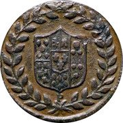 Italy 5 Tornesi Ferdinando IV 1798 P//RC KM# 223 P coin obverse Italy 5 Tornesi Ferdinando IV 1798 P//RC KM# 223 P coin obverse