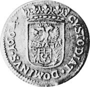 Italy 8 Bolognini (Giulio) Massa di Lunigiano 1664 KM# 38 CVSTODIAT DOMINVS 1664 coin reverse Italy 8 Bolognini (Giulio) Massa di Lunigiano 1664 KM# 38 CVSTODIAT DOMINVS 1664 coin reverse