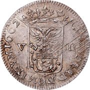 Italy 8 Bolognini (Giulio) Massa di Lunigiano 1662 KM# 36 CVSTODIAD DOMINVM 1662 V III coin reverse Italy 8 Bolognini (Giulio) Massa di Lunigiano 1662 KM# 36 CVSTODIAD DOMINVM 1662 V III coin reverse