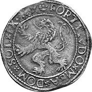 Italy 80 Soldo (Tallero) Massa di Lunigiano 1616 KM# 18 FORTMVDO MEA DOM SOL LXXX coin reverse Italy 80 Soldo (Tallero) Massa di Lunigiano 1616 KM# 18 FORTMVDO MEA DOM SOL LXXX coin reverse