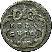 Italy Bolognino Modena ND (1701) C# 3 BOLO GNINO coin reverse Italy Bolognino Modena ND (1701) C# 3 BOLO GNINO coin reverse