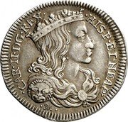 Italy Carlino Carlo II 1691 IM/AG-A KM# 116 CAR II DG REX HISP ET NEAP coin obverse Italy Carlino Carlo II 1691 IM/AG-A KM# 116 CAR II DG REX HISP ET NEAP coin obverse