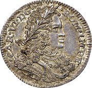 Italy Carlino Carlo VI 1715 IM//GBA KM# 132 CAR VI D G ROM IMPE coin obverse Italy Carlino Carlo VI 1715 IM//GBA KM# 132 CAR VI D G ROM IMPE coin obverse