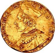 Italy Doppia Ferdinando I 1613 KM# 52 FER CAR D G DVX M VI ET M F IIII GASP coin obverse Italy Doppia Ferdinando I 1613 KM# 52 FER CAR D G DVX M VI ET M F IIII GASP coin obverse