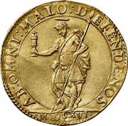 Italy Doppia Ferdinando I Gonzaga 1616 MDCXVI KM# 68 AB OMNI MALO DEFENDE NOS MDCXVI coin reverse Italy Doppia Ferdinando I Gonzaga 1616 MDCXVI KM# 68 AB OMNI MALO DEFENDE NOS MDCXVI coin reverse