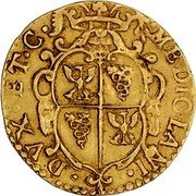 Italy Doppia Carlo II 1676 KM# 94 MEDIOLANI DVX ET C coin reverse Italy Doppia Carlo II 1676 KM# 94 MEDIOLANI DVX ET C coin reverse