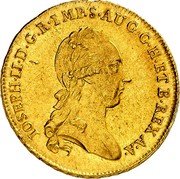 Italy Doppia Joseph II. Milan 1783 LB KM# 216 IOSEPH II D G R IMP S AUG G H ET B REX A A coin obverse Italy Doppia Joseph II. Milan 1783 LB KM# 216 IOSEPH II D G R IMP S AUG G H ET B REX A A coin obverse