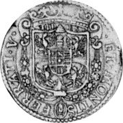 Italy Doppia (Vincenzo II) KM# 99 ET MONTIS FERRATI V FID ES coin reverse Italy Doppia (Vincenzo II) KM# 99 ET MONTIS FERRATI V FID ES coin reverse