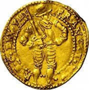 Italy Ducato Francesco I d'Este. Modena 1649 FR# 786 FRANC I MV R E C DVX VIII coin obverse