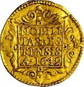 Italy Ducato Francesco I d'Este. Modena 1649 FR# 786 NOBILI TAS ES TENSIS A 1649 coin reverse