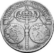 Italy Ducato Carlo II 1684 IM//AG/A KM# 110 VNVS NON SVFFICIT AAG 1684 coin reverse Italy Ducato Carlo II 1684 IM//AG/A KM# 110 VNVS NON SVFFICIT AAG 1684 coin reverse