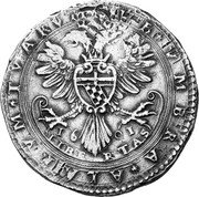 Italy Ducatone Marquisate 1601 KM# 5 VMBRA ALMA VM TVARVM 16 01 LIBERTAS coin reverse