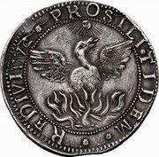 Italy Ducatone Alessandro II ND KM# 121 REDIVIVVS PROSILI TIDEM coin reverse Italy Ducatone Alessandro II ND KM# 121 REDIVIVVS PROSILI TIDEM coin reverse