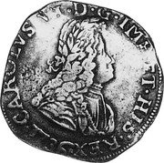 Italy Filippo (Carlo VI) KM# 148 CAROLVS VI D G IMP ET HIS REX coin obverse Italy Filippo (Carlo VI) KM# 148 CAROLVS VI D G IMP ET HIS REX coin obverse