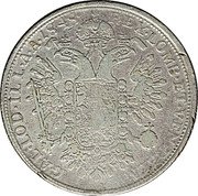 Italy Fiorino Ferdinando I 1848 GM KM# 281 REX LOMB ET VEN DALM GAL LOD ILL A A 1848 coin reverse Italy Fiorino Ferdinando I 1848 GM KM# 281 REX LOMB ET VEN DALM GAL LOD ILL A A 1848 coin reverse