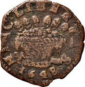 Italy Grano Filippo IV 1648 GA/C KM# 87 HINC LIBERTAS 1648 coin reverse Italy Grano Filippo IV 1648 GA/C KM# 87 HINC LIBERTAS 1648 coin reverse