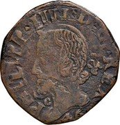 Italy Grano (Filippo IV) KM# 78 PHIL(IPPUS) (IIII) (D G) (R)EX X GAC 46 coin obverse Italy Grano (Filippo IV) KM# 78 PHIL(IPPUS) (IIII) (D G) (R)EX X GAC 46 coin obverse