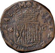 Italy Grano (Filippo IV) KM# 78 SICILIAE ET H(IERVSALEM) 4 6 coin reverse Italy Grano (Filippo IV) KM# 78 SICILIAE ET H(IERVSALEM) 4 6 coin reverse