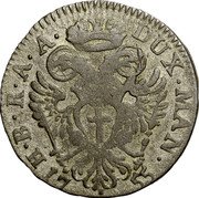 Italy Lira Maria Theresa 1755 KM# 264 H B R A A DUX MAN 17 55 coin reverse Italy Lira Maria Theresa 1755 KM# 264 H B R A A DUX MAN 17 55 coin reverse
