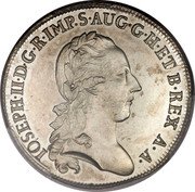 Italy Lira Joseph II. Milan 1781 LB KM# 208 IOSEPH II D G IMP S AUG G H ET B REX A A coin obverse Italy Lira Joseph II. Milan 1781 LB KM# 208 IOSEPH II D G IMP S AUG G H ET B REX A A coin obverse