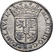 Italy Lira Carlo Besso 1690 KM# 54 1 6 9 0 MARCHIO CREPCOM LAVAN coin reverse