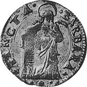 Italy Parpagliola Carlo II Gonzaga ND KM# 169 SANCTA BARBARA coin reverse Italy Parpagliola Carlo II Gonzaga ND KM# 169 SANCTA BARBARA coin reverse